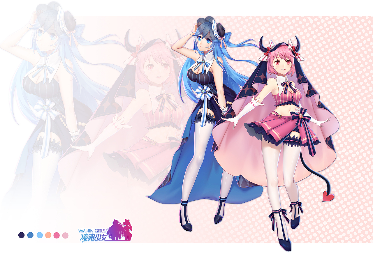凌魂少女-魔法舞会（图ZMTk2NTYzMTQw） - IP形象 - 站酷设计师焦糖肥宅原创素材 - 站酷ZCOOL