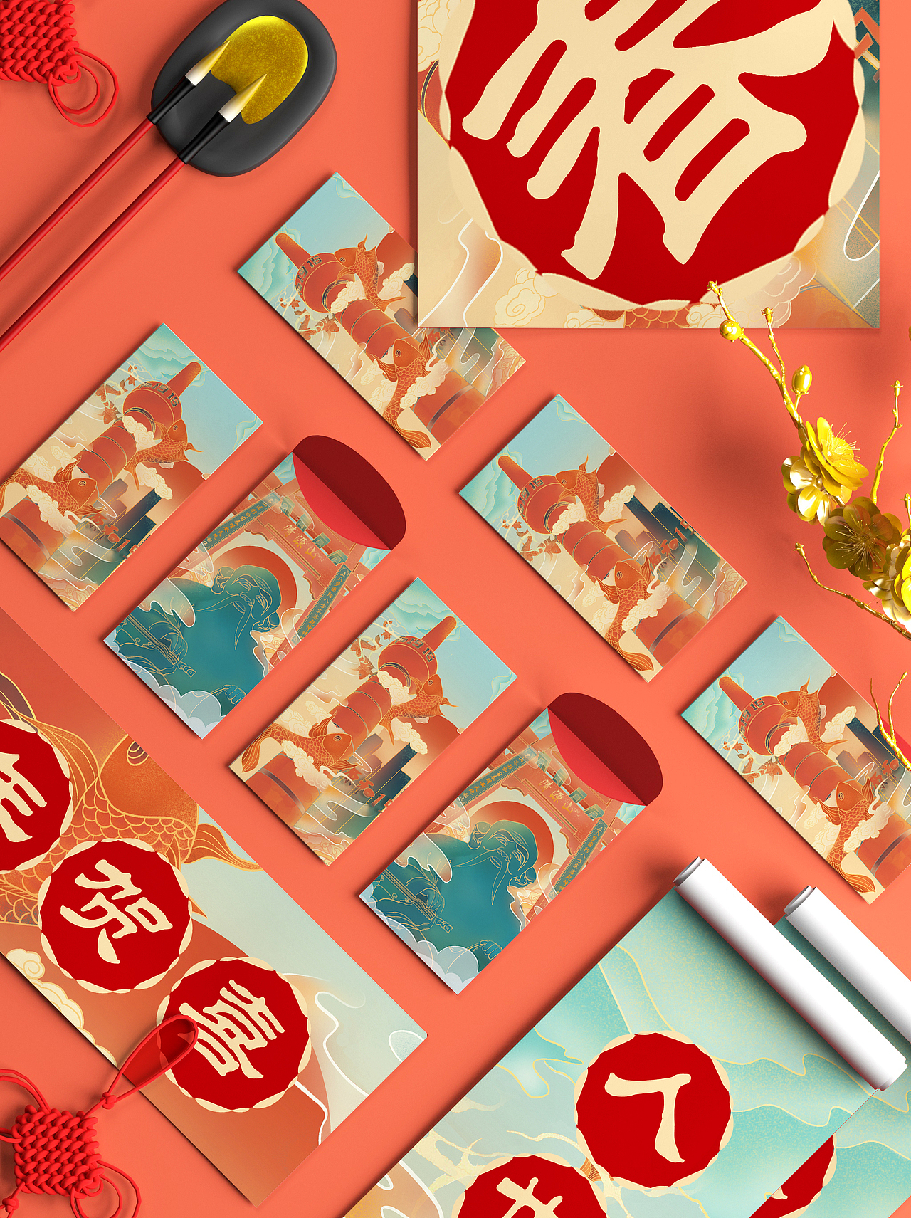 泉州印象——新年伴手礼文创设计（图ZMjUzMzY1NzQw） - 包装 - 站酷设计师假装00后原创素材 - 站酷ZCOOL
