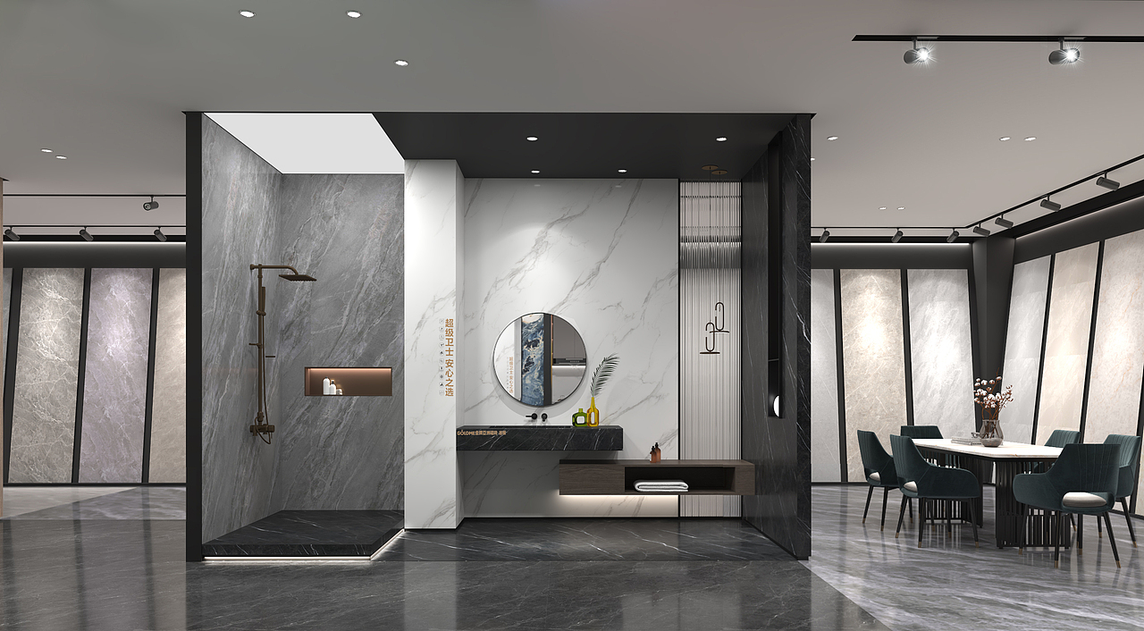 金牌岳阳店（二楼）（图ZMjc0NTMwMTE2） - 商业空间设计 - 站酷设计师joshua生原创素材 - 站酷ZCOOL