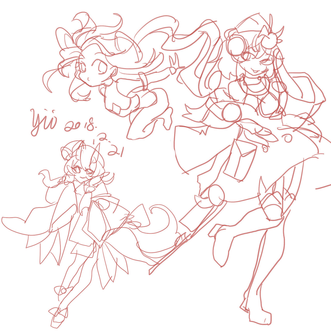 2018下半年的部分速写练习