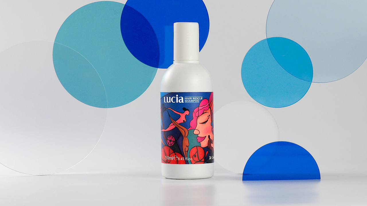 Cura Shampoo Packaging 洗发水包装设计
