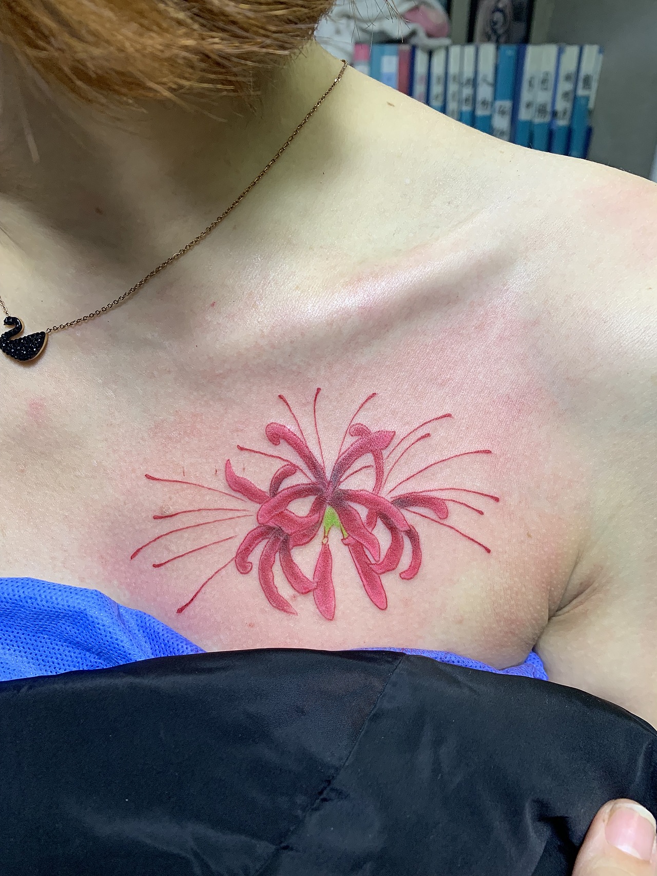 彼岸花纹身图案女性纹身图案吴江酷纹身