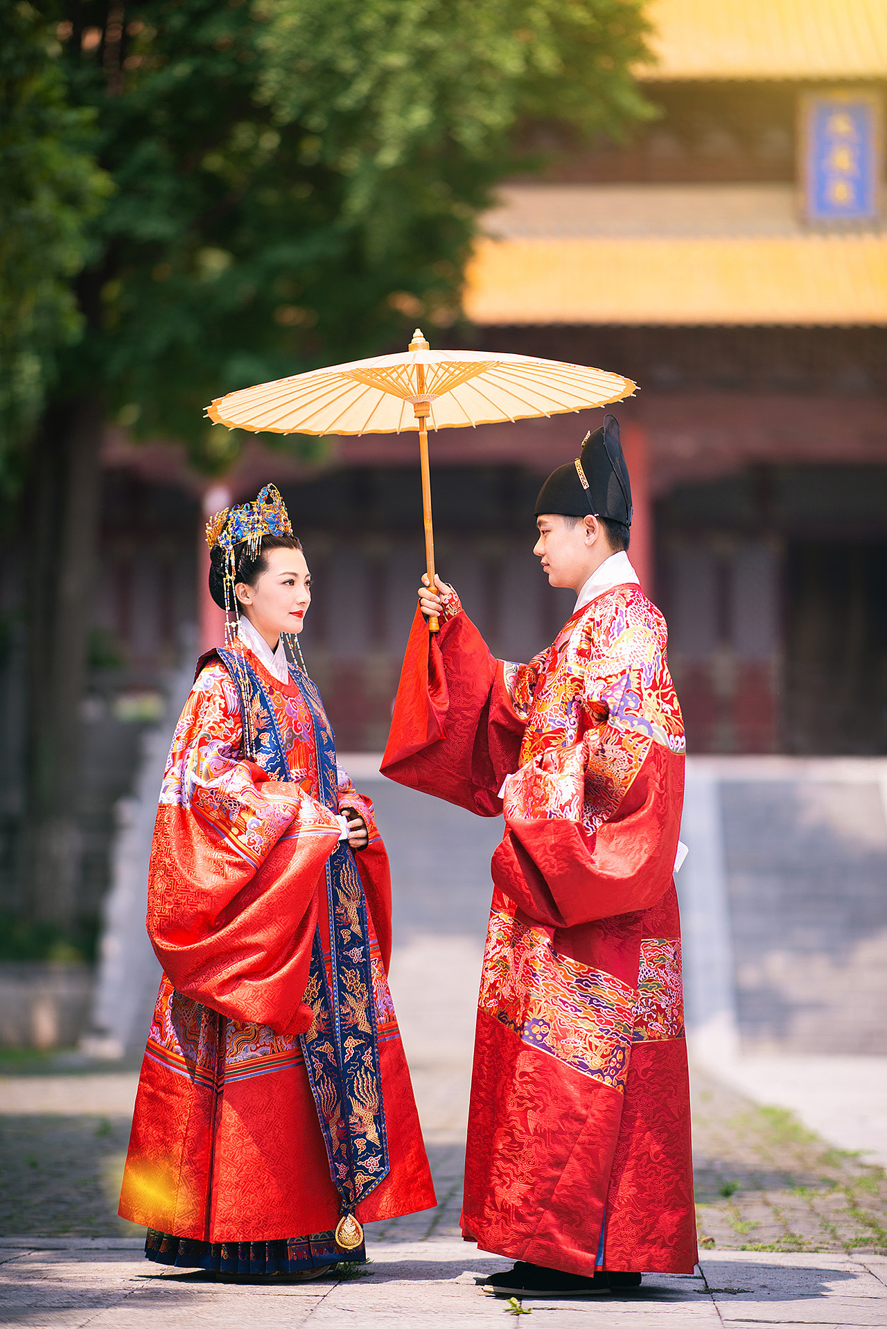 明制汉服婚照一组