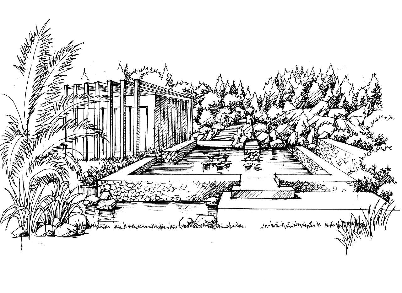 2016景观手绘合集|空间|景观设计|调色板22_原创作品-站酷zcool