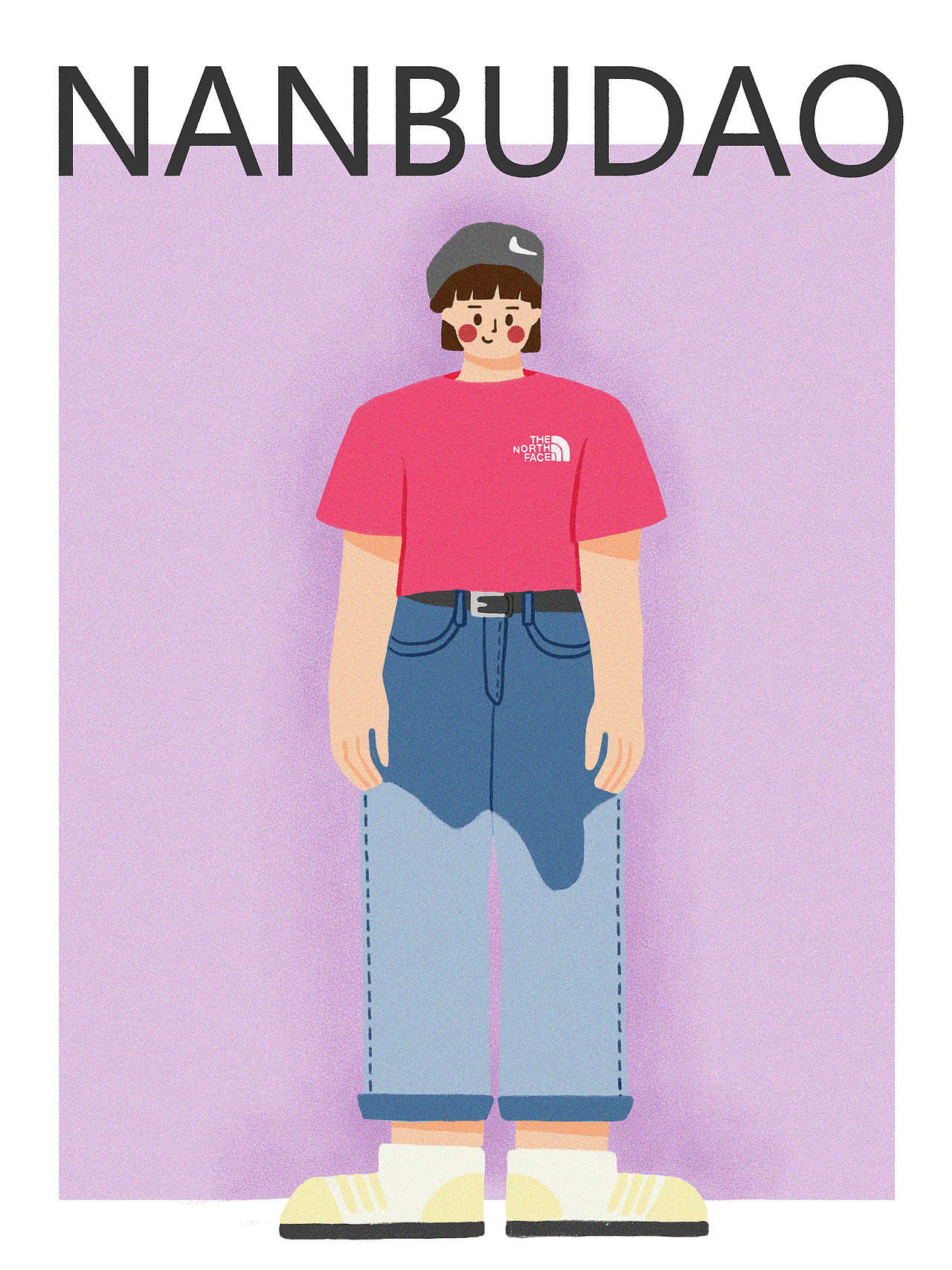 扁平风小姐姐（图ZMjU4NzgyMjA0） - 创作习作 - 站酷设计师楠不倒插画师原创素材 - 站酷ZCOOL