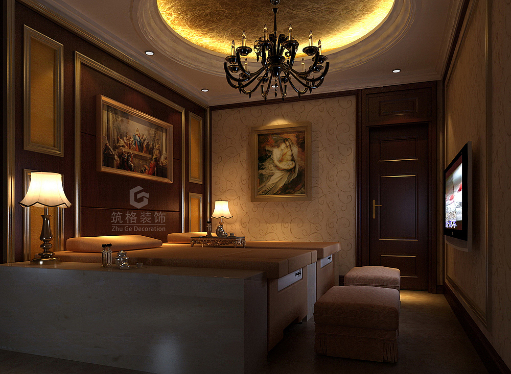 重庆指尚仙境会所3丨贵阳足疗装修设计（图ZMTIxNzIyMzky） - 家装设计 - 站酷设计师四川筑格装饰原创素材 - 站酷ZCOOL