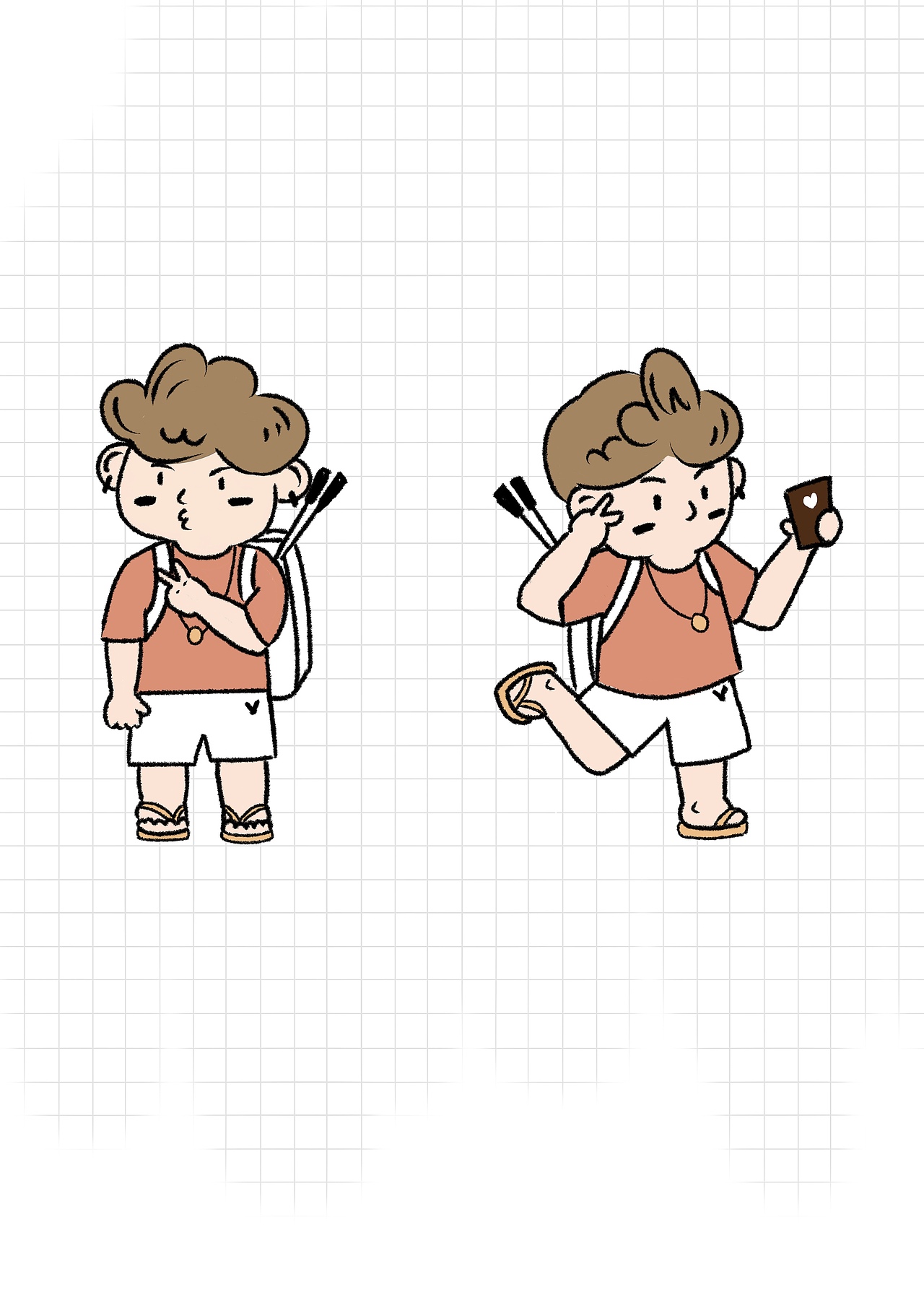 处女作【大学生活日常｜上课1 】荔枝芝（图ZMjk2MzU0OTQ0） - 短篇/格漫 - 站酷设计师荔枝zhi原创素材 - 站酷ZCOOL