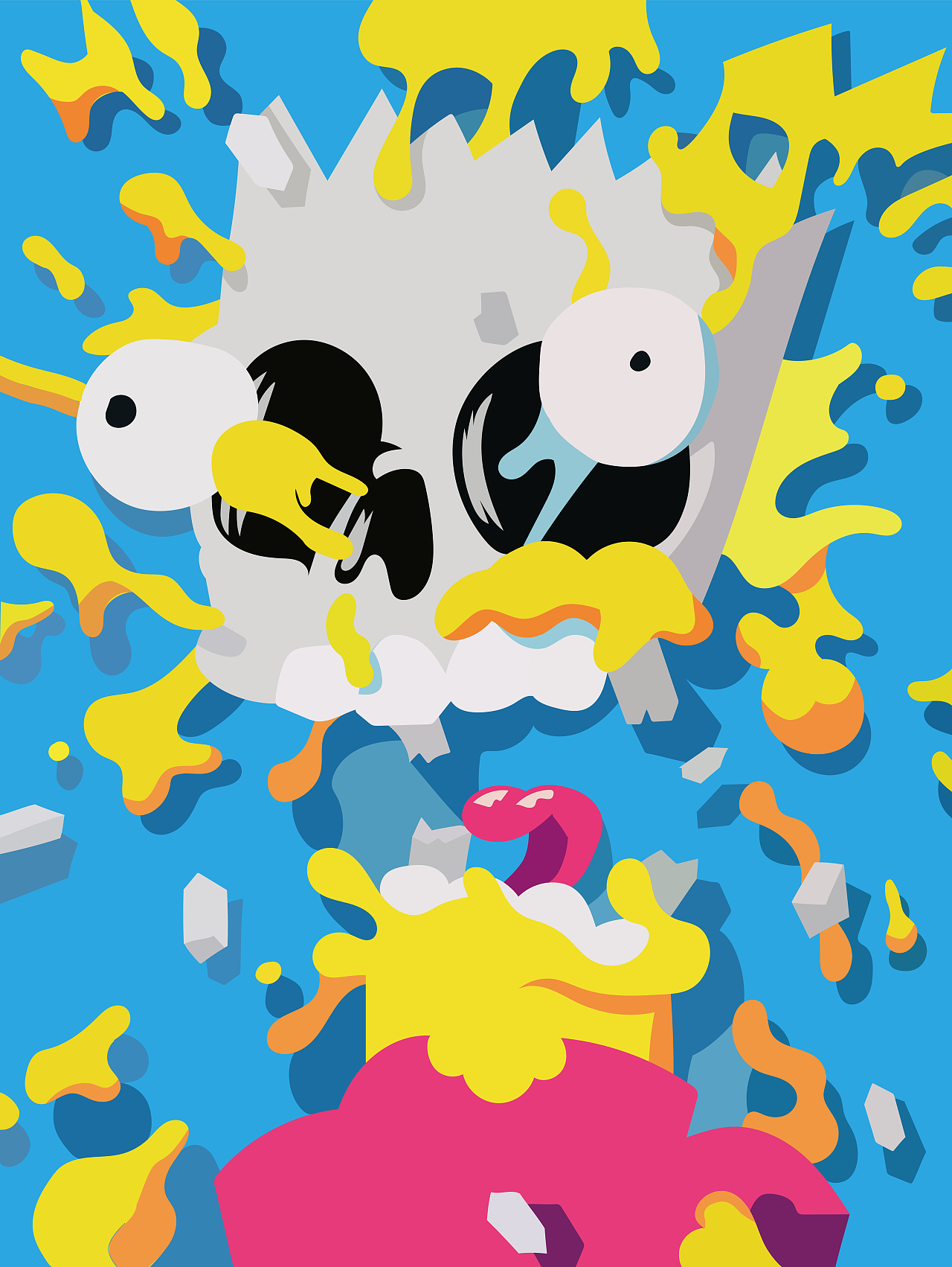 The Simpsons（圖ZMjA0MDEyMDMy） - 創(chuàng)作習(xí)作 - 站酷設(shè)計(jì)師Afannn原創(chuàng)素材 - 站酷ZCOOL