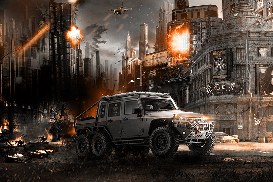 汽车合成,绝地求生