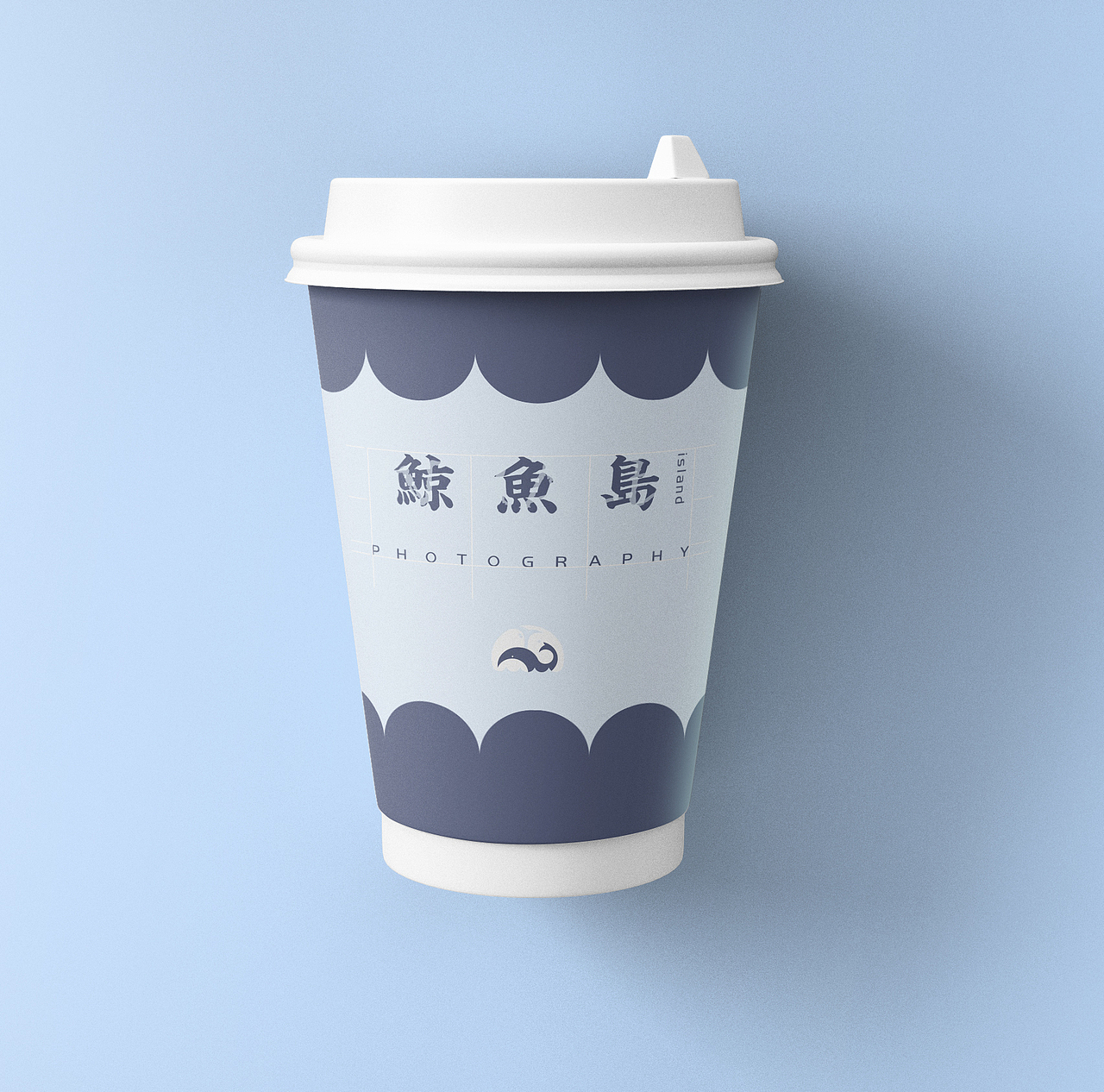 鲸鱼岛摄影空间品牌标志设计|平面|logo|曾伯潇_原创作品-站酷zcool