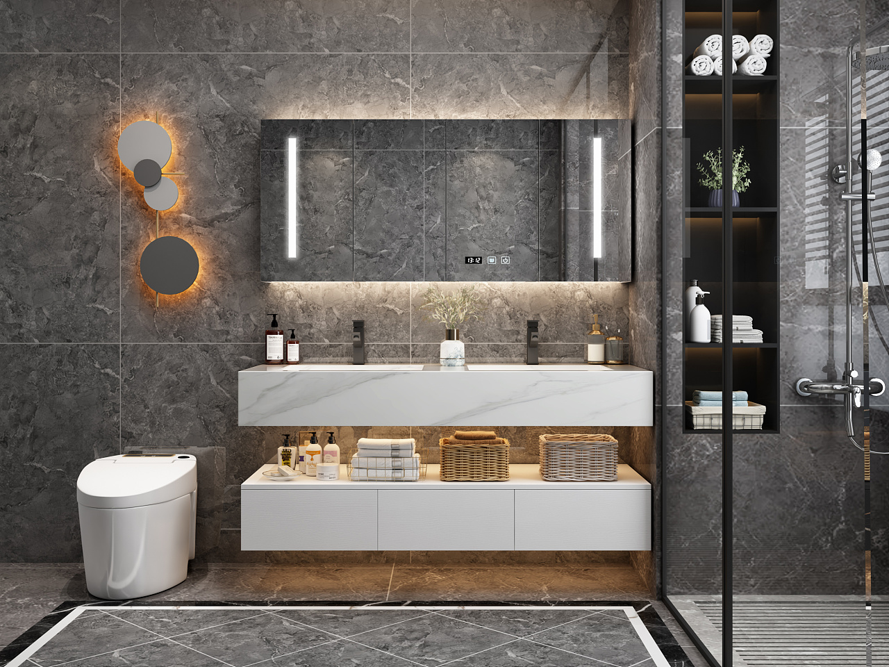 2021最新款卫浴柜设计图片