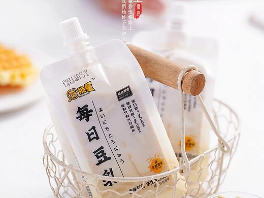 豆乳产品拍摄