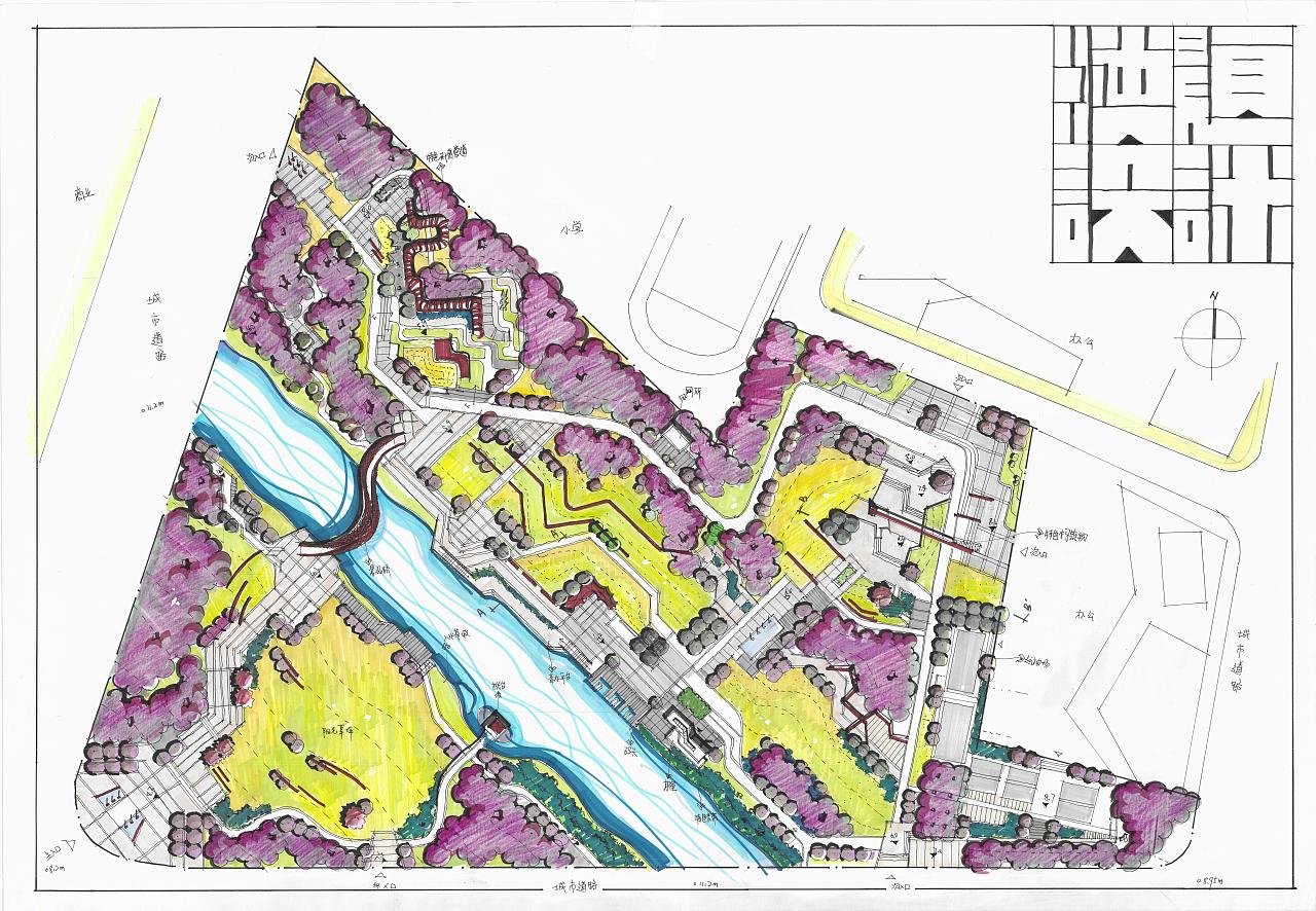 北京林业大学园林快题设计