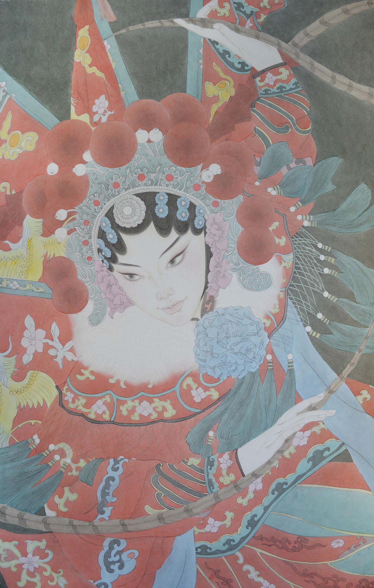 刀马旦|纯艺术|绘画|ruby可可 - 原创作品 - 站酷 (zcool)