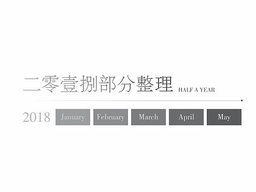 2018部分整理