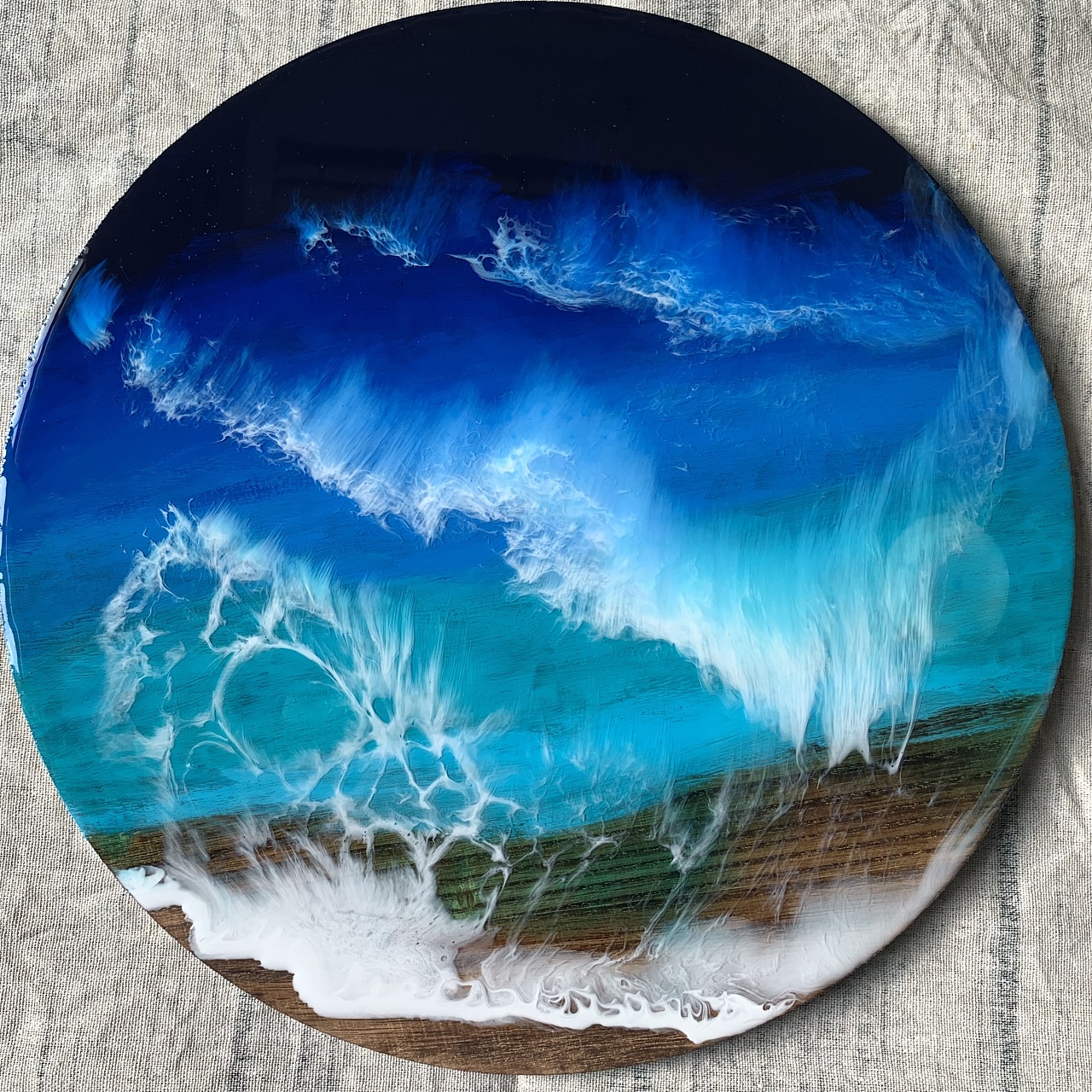 海洋树脂画 工艺品摆件 家居创意品