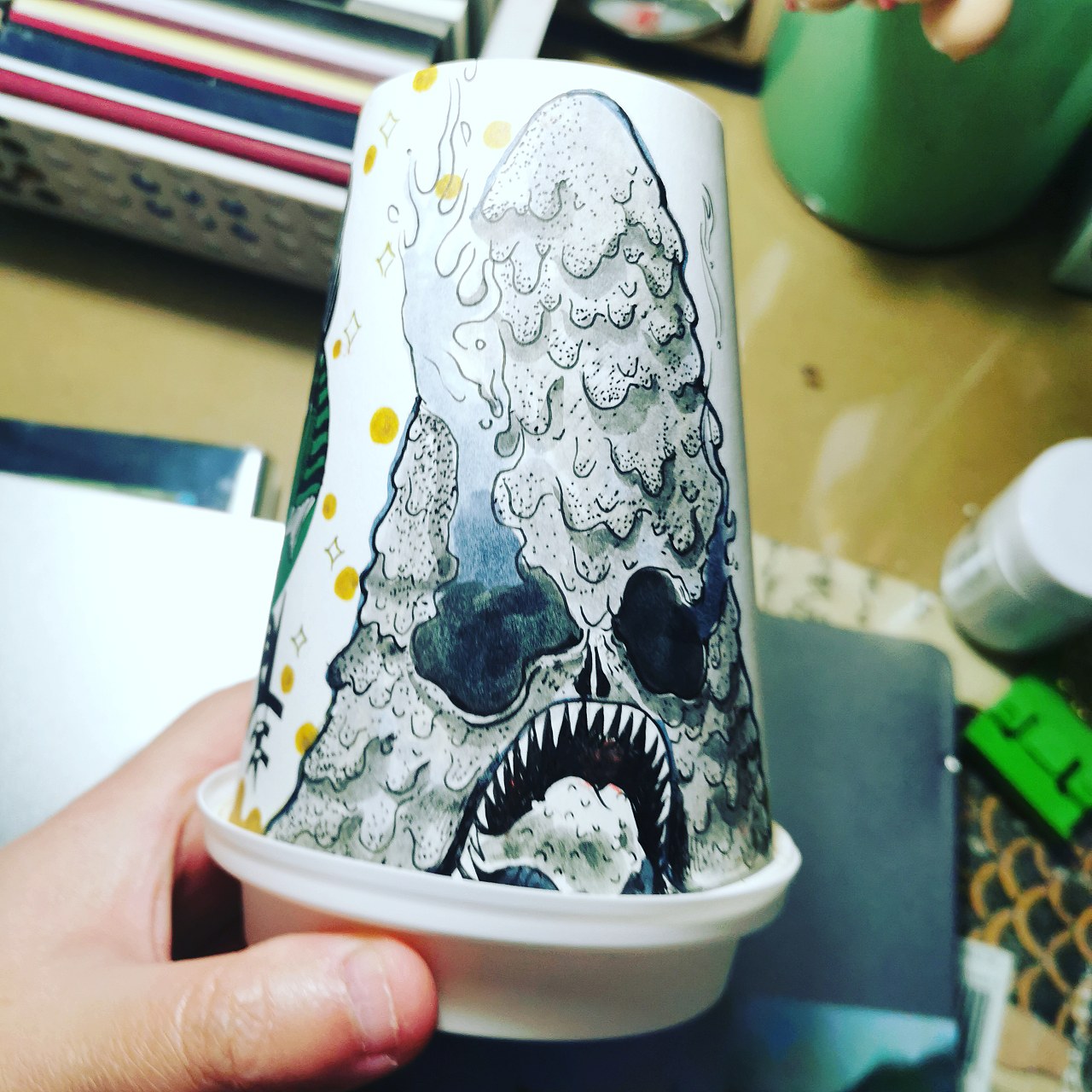 画杯子|手工艺|其他手工艺|z63548223_原创作品-站酷(zcool)