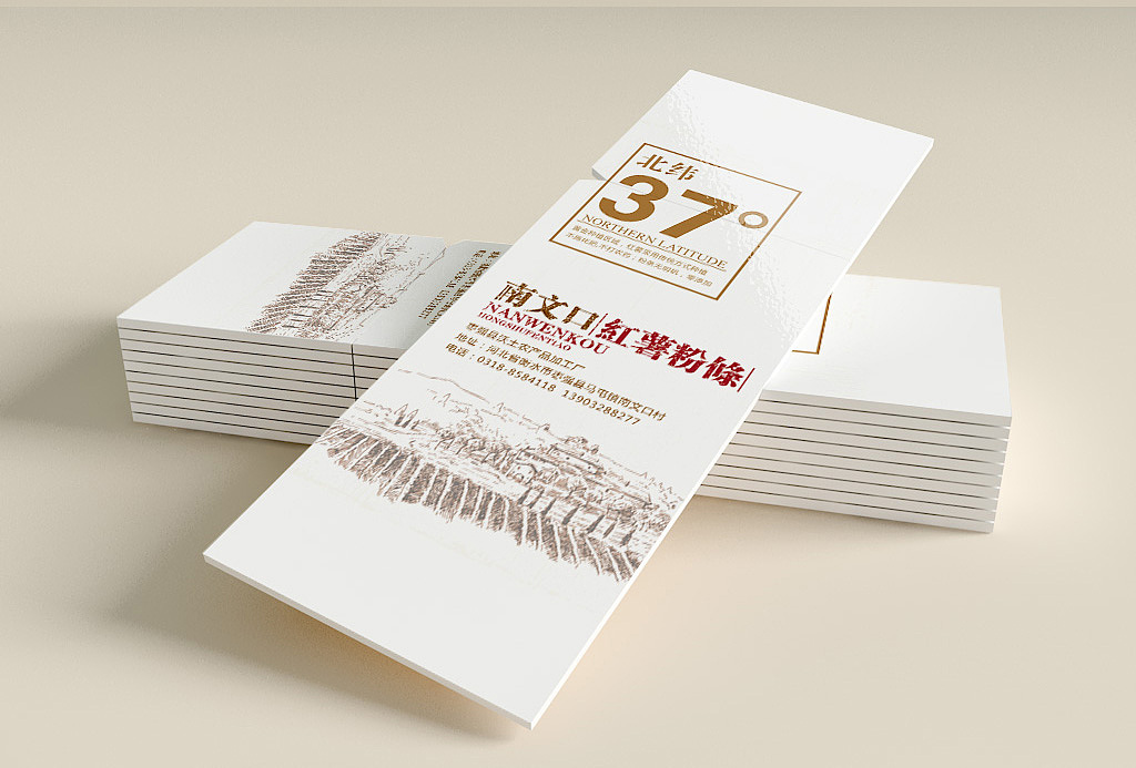 南文口红薯粉条包装--衡水朗维设计