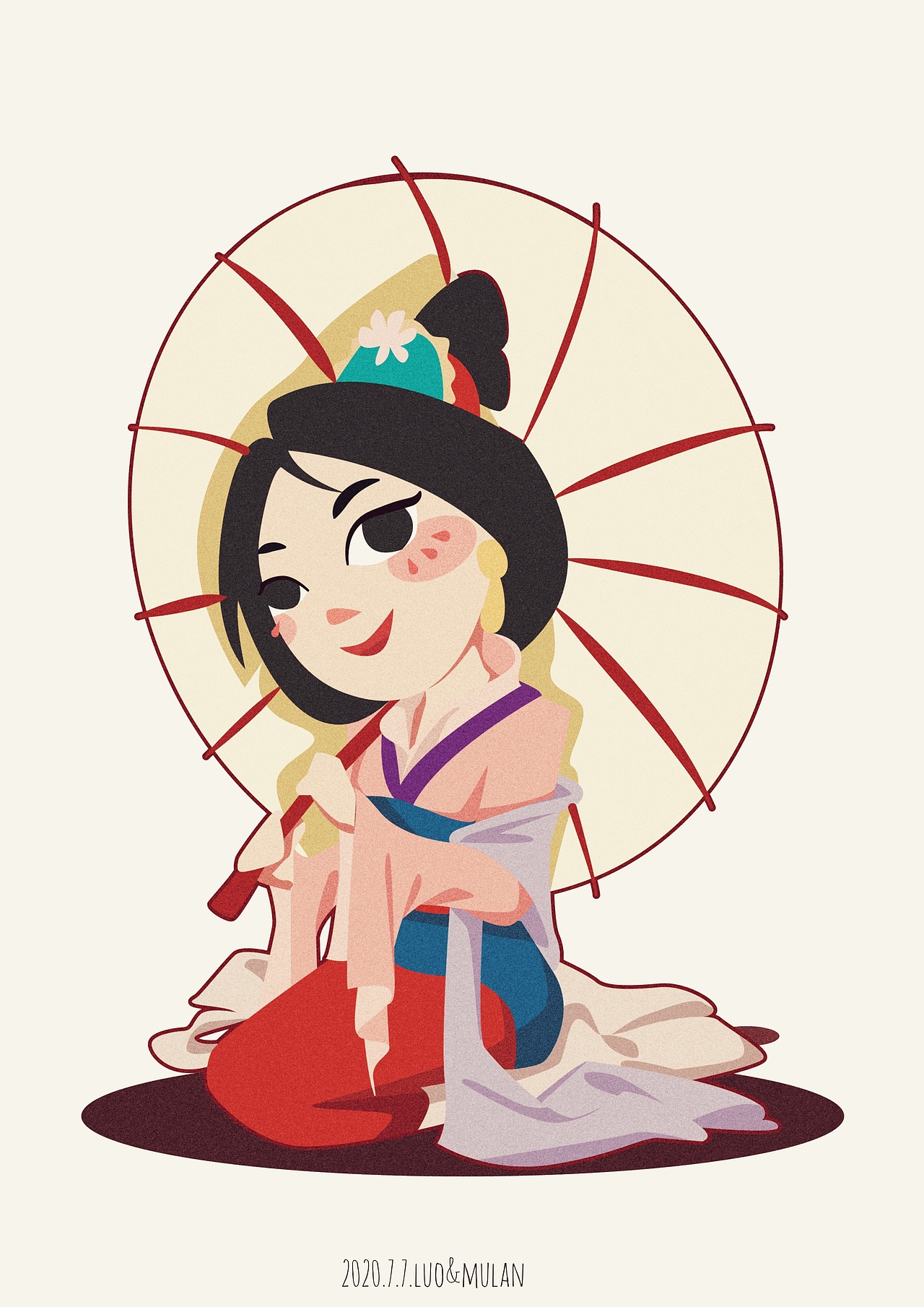 迪斯尼公主系列Q版矢量插画（图ZMjQyNTE2ODA0） - 创作习作 - 站酷设计师Ayunya原创素材 - 站酷ZCOOL
