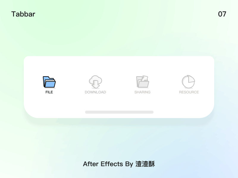 动效设计合集 - Tabbar篇(图ZMjQ4Mjk0NzQw) - 动效设计 - 站酷设计师墨染ART原创素材 - 站酷ZCOOL
