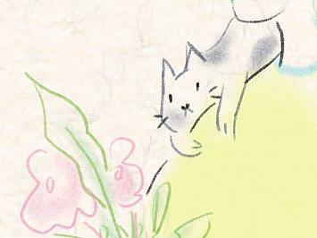 仿作练习-灰猫和春天-IRENA FREITAS