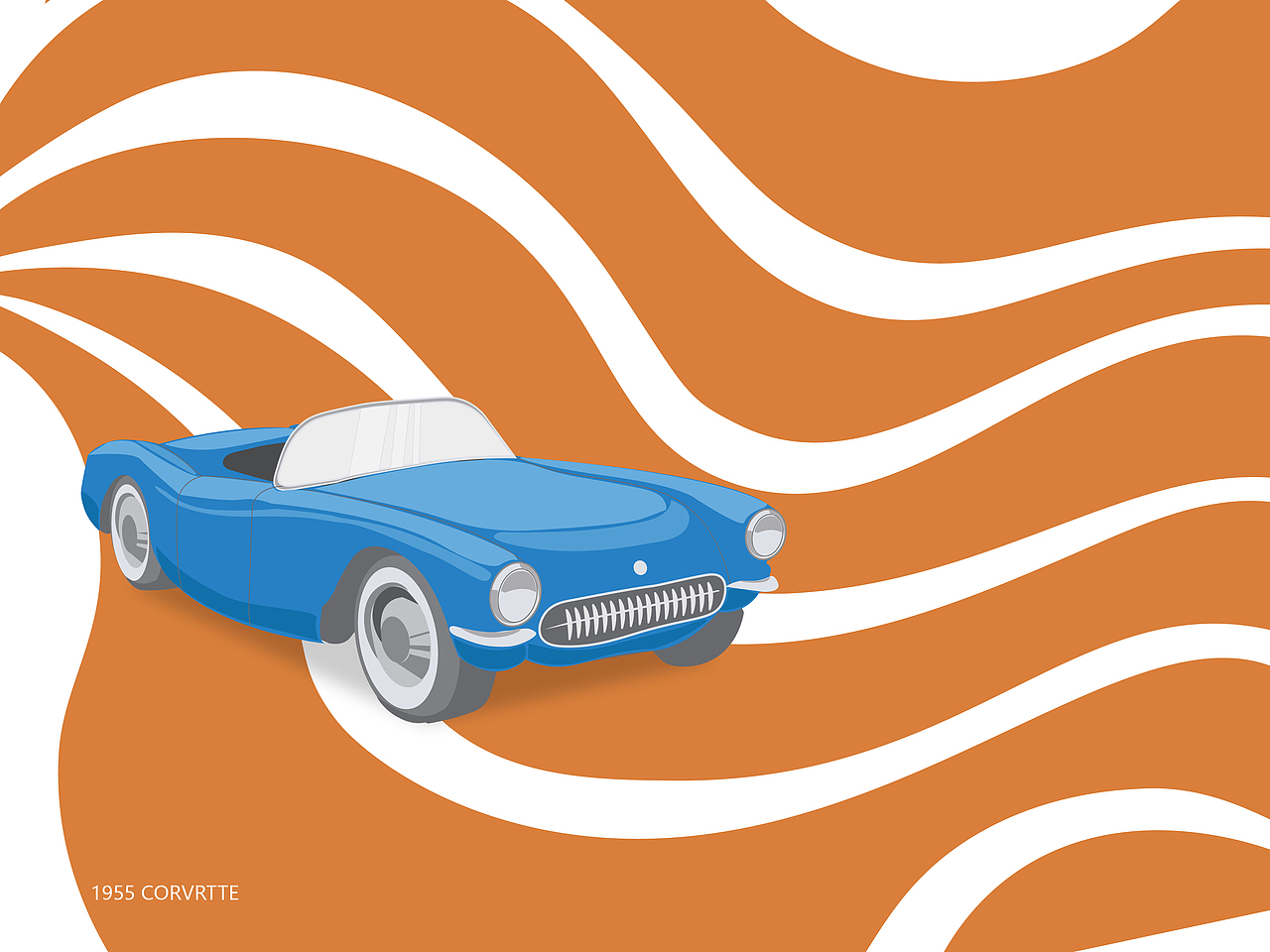 Honda city II / Corvette 插图（图ZMTI1MDU3ODY0） - 创作习作 - 站酷设计师Zackui_葵原创素材 - 站酷ZCOOL