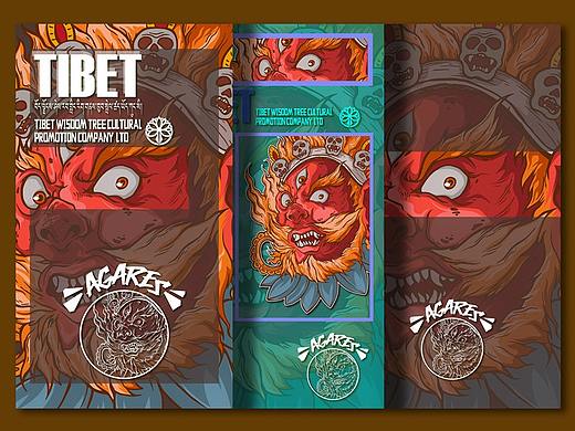 藏传守护神（个人主页-ZMzA2MzUyMDQ=） - 新锐潮流插画 - 站酷设计师AgaresCL原创素材 - 站酷ZCOOL