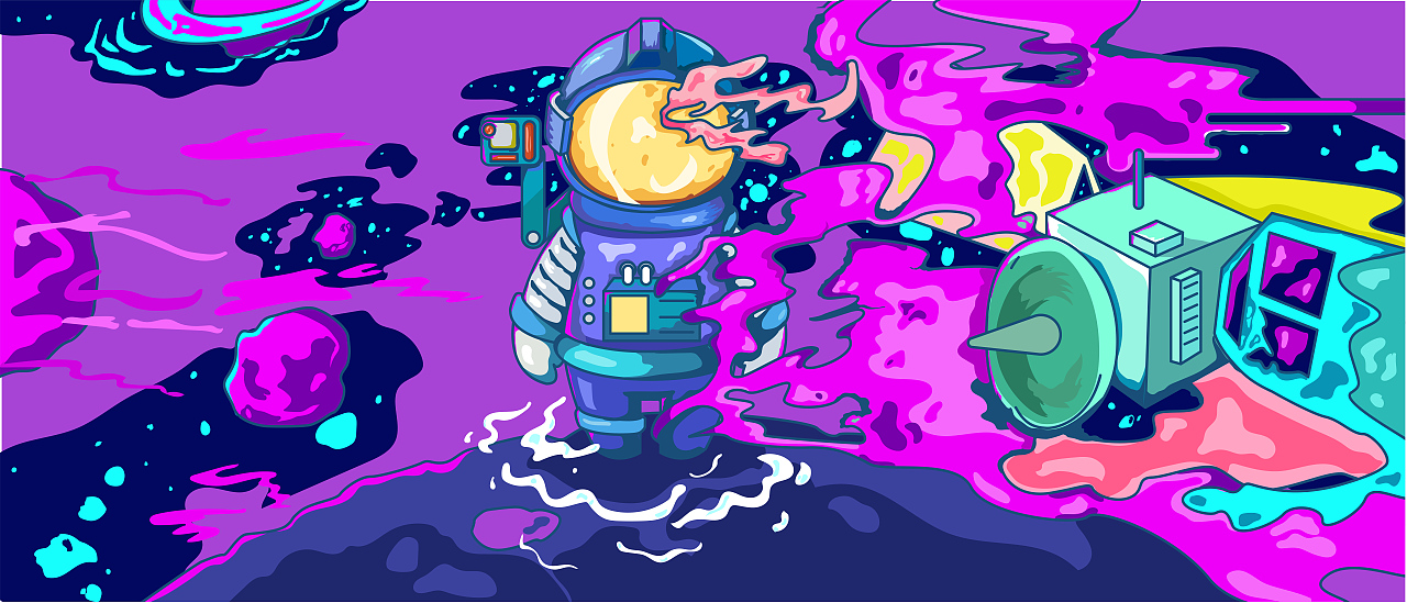 梦幻宇宙的幻想探索之旅（图ZMjg1NDk2MzYw） - 海报 - 站酷设计师Taniku原创素材 - 站酷ZCOOL