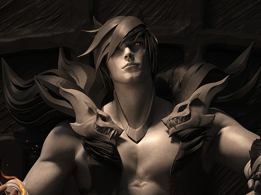 英雄联盟——腕豪 瑟提同人三维-人物/生物17806240