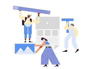 google 协作平台欢迎引导页设计方案