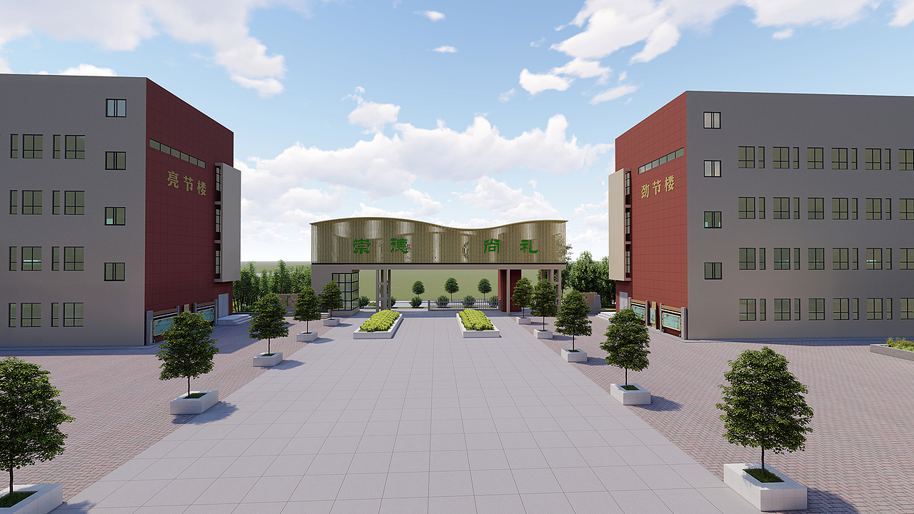 竹韵校园文化（图ZMjIwMjA4MDYw） - 景观设计 - 站酷设计师森美文化设计原创素材 - 站酷ZCOOL