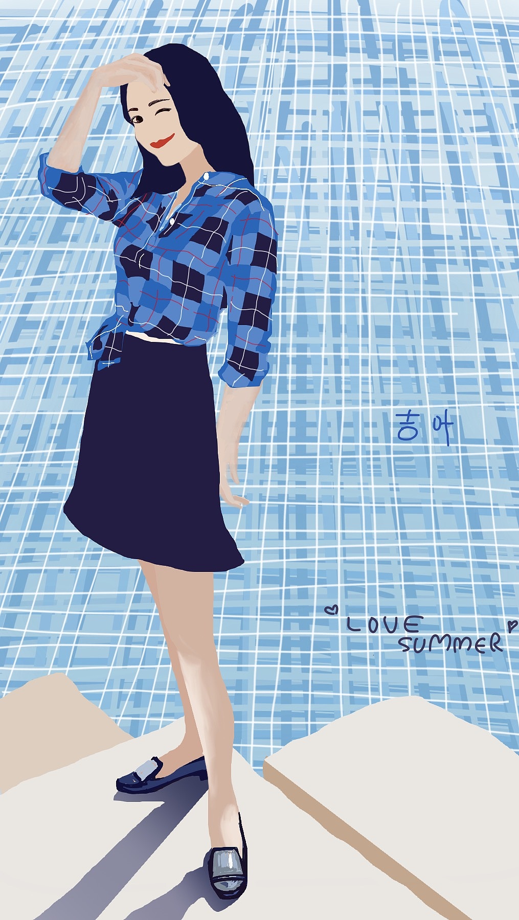 用iPad pro画着玩（图ZNTQ1NjI2NDA=） - 新锐潮流插画 - 站酷设计师ran092shan原创素材 - 站酷ZCOOL
