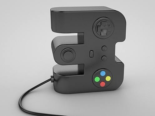 游戏手柄-c4d第一次练习