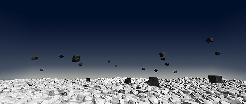 diptych：floating in nature