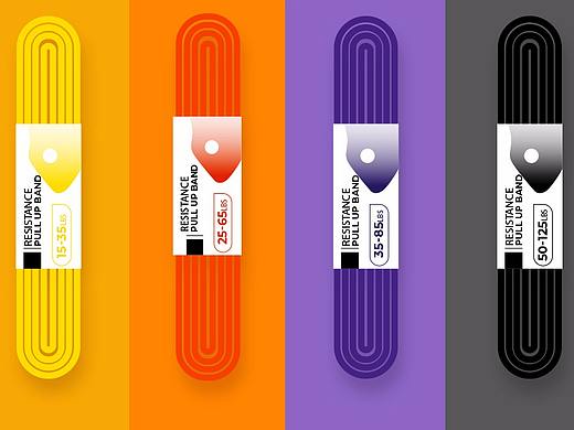 健身器材的產(chǎn)品研發(fā)及包裝——乳膠拉力帶（個(gè)人主頁-ZMjkwODYzMDg=） - 包裝 - 站酷設(shè)計(jì)師圈餅原創(chuàng)素材 - 站酷ZCOOL