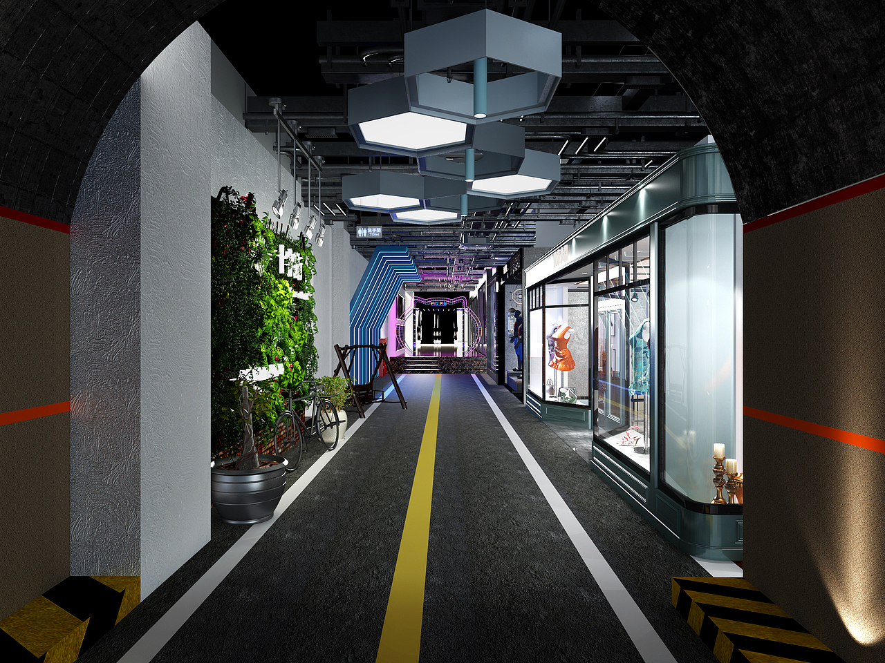 商场设计（实景图+效果图）（图ZMTc5NjI4NzAw） - 其他空间 - 站酷设计师魏宇栋原创素材 - 站酷ZCOOL