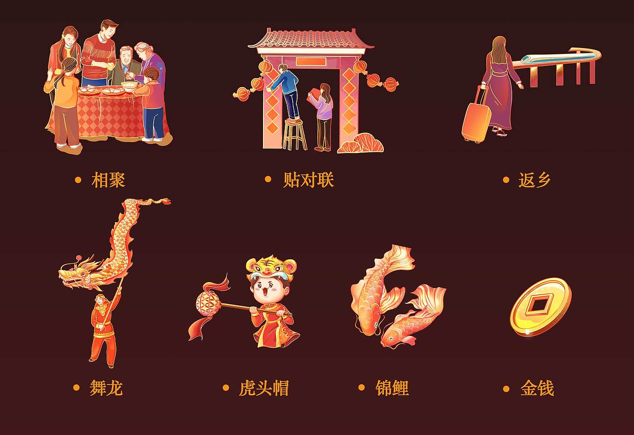 虎年插画（图ZMjc2NDg1Njg0） - 创作习作 - 站酷设计师木鱼西西原创素材 - 站酷ZCOOL