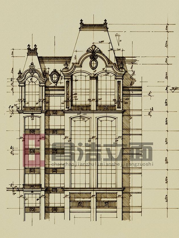 建筑立面手绘（图ZMzU0MTAxMjg4） - 建筑设计 - 站酷设计师昌拓原创素材 - 站酷ZCOOL