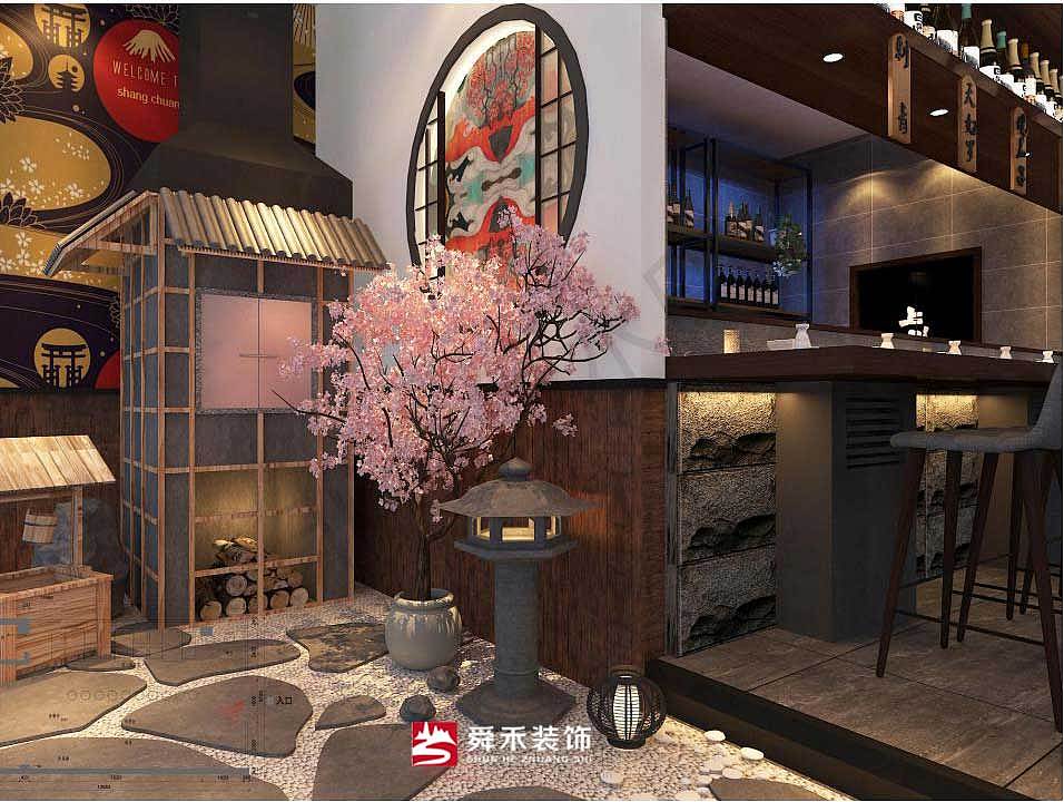 打造滨州临沂原汁原味的日式居酒屋料理餐厅装修设计