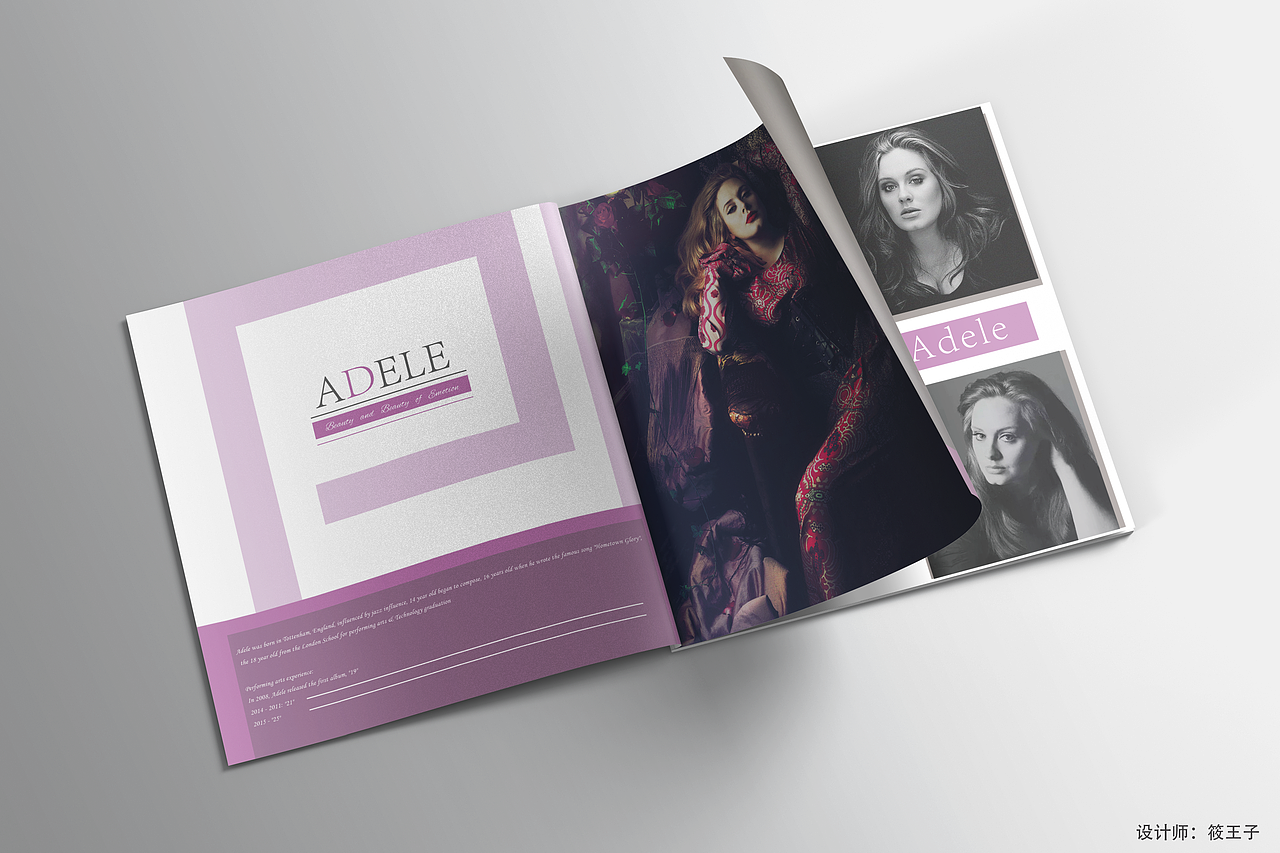 画册设计-明星画册（图ZNjE0ODk4MTY=） - 书籍/画册 - 站酷设计师面带微笑一切都好原创素材 - 站酷ZCOOL
