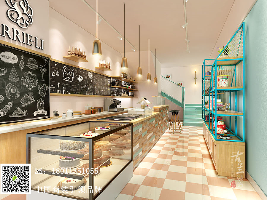 石家庄蛋糕店设计案例—【CARRIE_LI凯瑞莉蛋糕店】（图ZMTE2MzE5MTcy） - 家装设计 - 站酷设计师石家庄工装设计原创素材 - 站酷ZCOOL