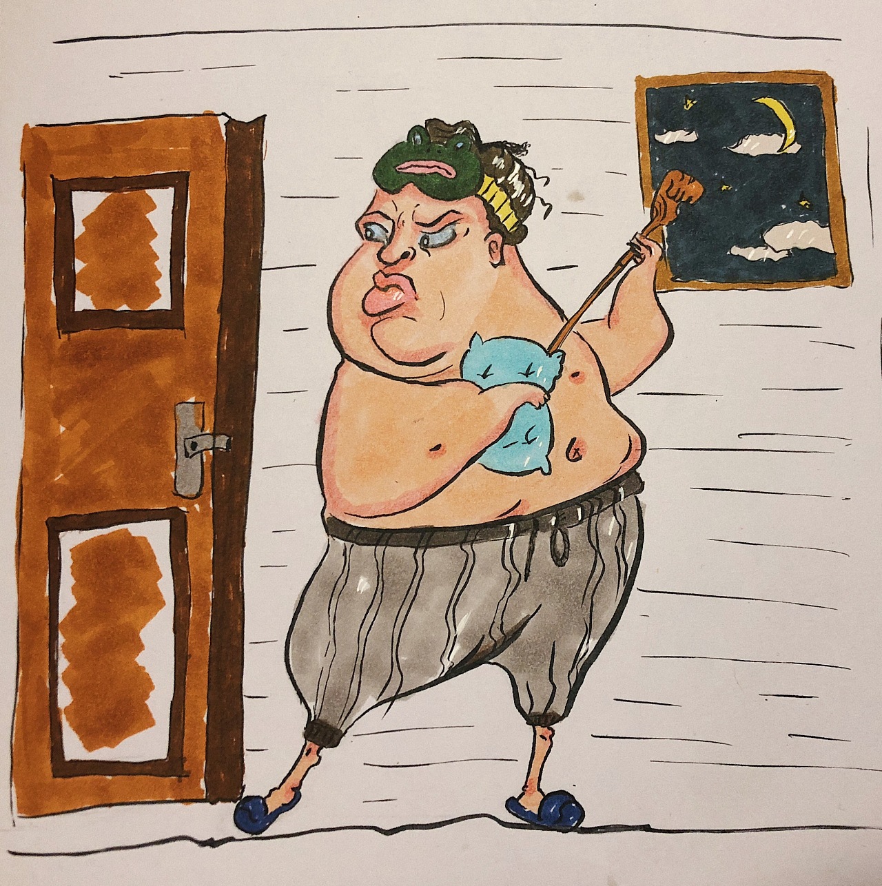 抓小偷billd巴掌