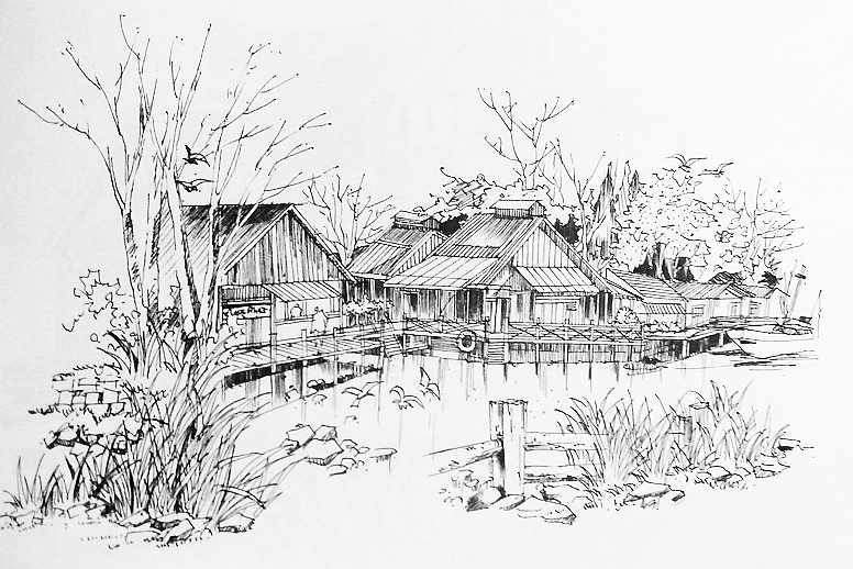 景观建筑类手绘临摹（图ZMTE5Mjg0ODg4） - 景观设计 - 站酷设计师飞扬之夏原创素材 - 站酷ZCOOL