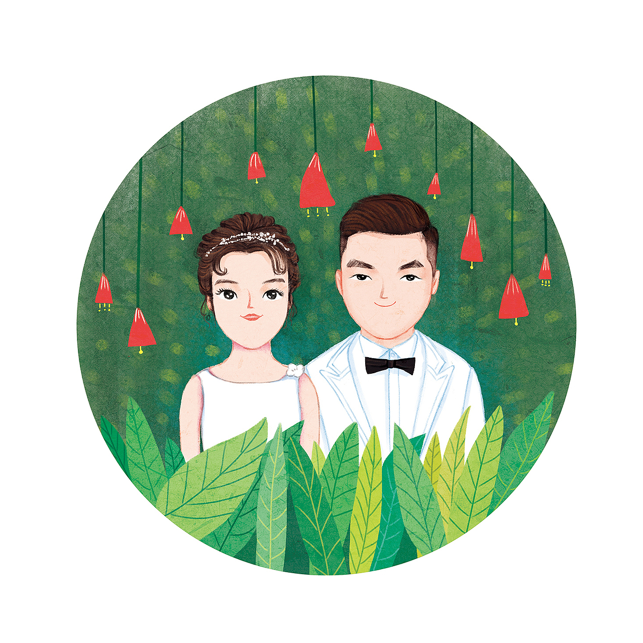 《定制婚礼插画》作品整理