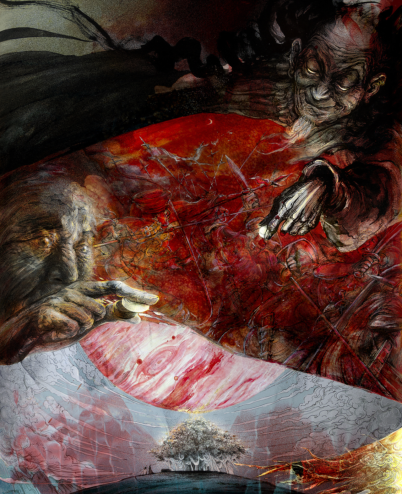 比翼鸟之夜游:本地风光(图ZMjc3NzA5OTA0) - 绘本 - 站酷设计师吴达立原创素材 - 站酷ZCOOL