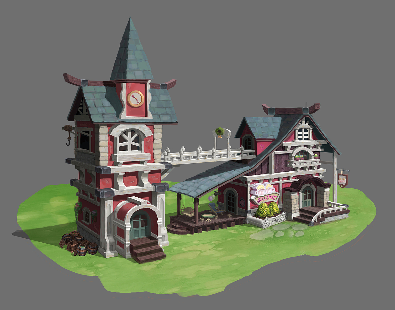 大概是酒吧（由平面画出有角度）（图ZNzcyMDYyOTY=） - 创作习作 - 站酷设计师BananaPower原创素材 - 站酷ZCOOL