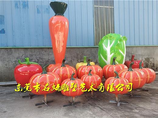 具有“全能蔬菜”美称的南瓜玻璃钢造型雕塑