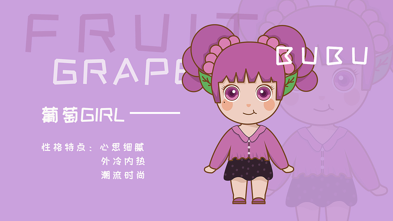 若来新文创——Fruit Girl（图ZMjIwNzM0MTAw） - IP形象 - 站酷设计师麻花同学原创素材 - 站酷ZCOOL