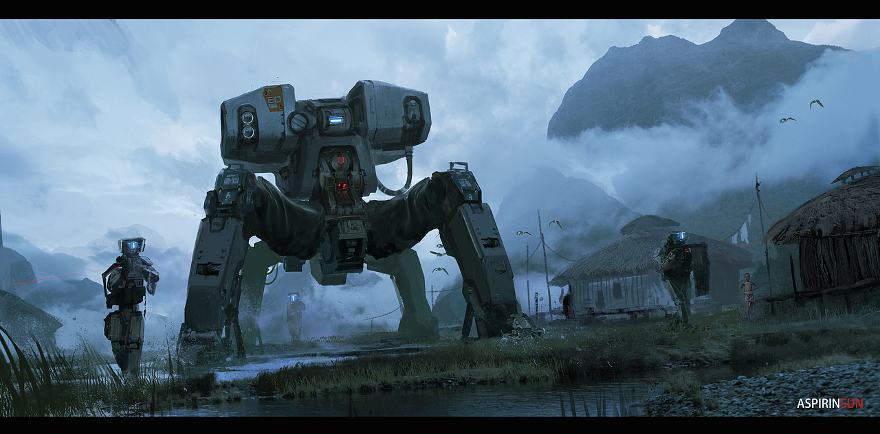 无人区（图ZMTI3NTA5MTY4） - 概念设定 - 站酷设计师阿司匹零CG原创素材 - 站酷ZCOOL