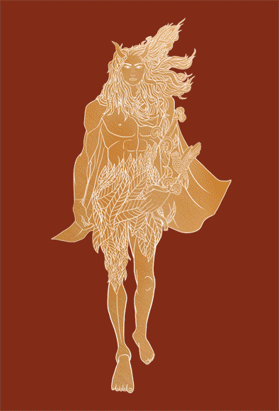 国潮再起之上古大神“神农氏”系列插画设计（图ZMjA2MTU4NzM2） - 创作习作 - 站酷设计师w小鲸鱼原创素材 - 站酷ZCOOL